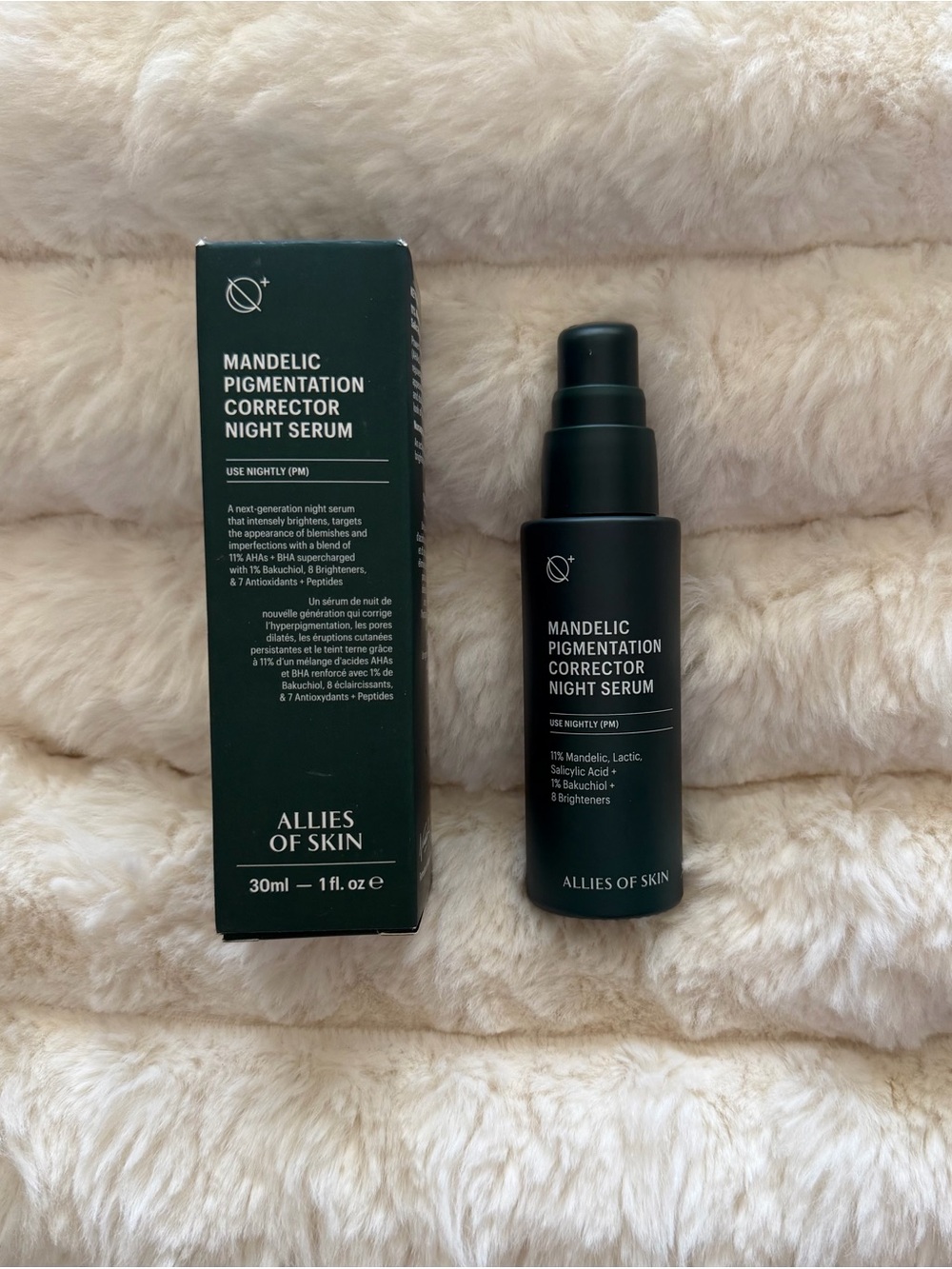 NIB Allies of Skin Mandelic Pigmentation Corrector Night Serum 1 oz